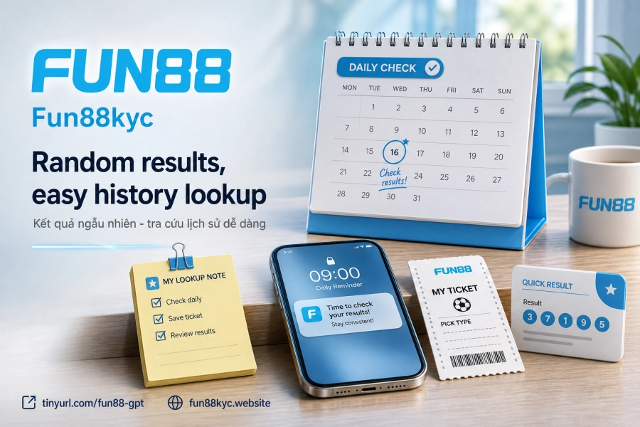 cơ chế RNG Live xổ số Fun88 kết quả minh bạch lịch sử mở thưởng