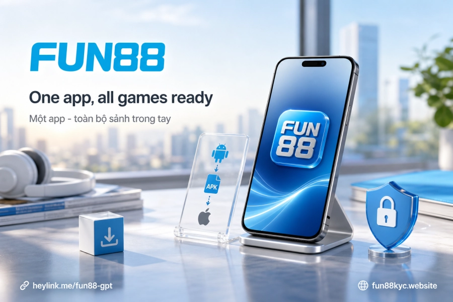 ứng dụng Fun88 Mobile tích hợp đa sảnh trên điện thoại